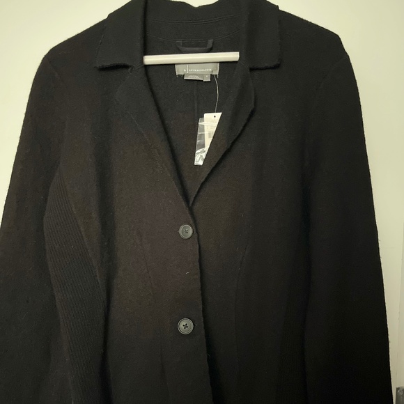 Anthropologie Sweater Blazer Jacket (Black) - Picture 1 of 2